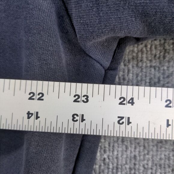 Game Workwear EMT Paramedic 1/4 Zip Sweatshirt Men's Large Blue Priority One VTG - Picture 16 of 16